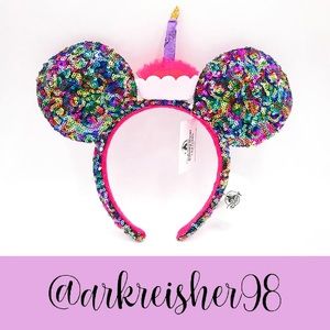 Sequins Candle Disney Parks Multicolor Rare Glitter 2021 Mickey Ears Headband